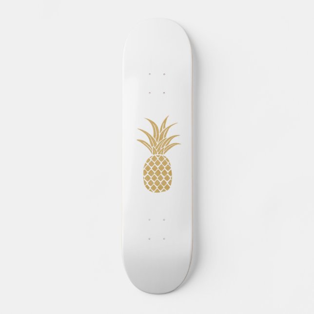 Regal Gold Pineapple Skateboard (Front)
