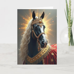 Regal Horse Birthday Card