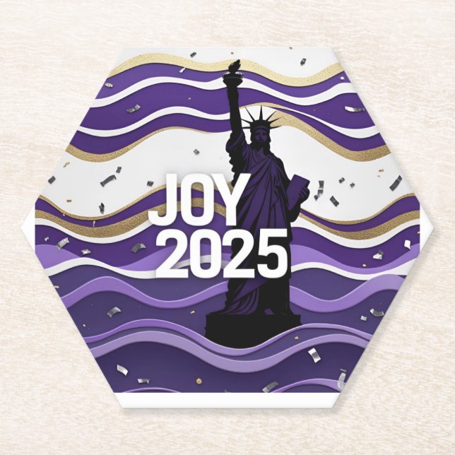 Regal Joy Independence Paper Coaster (Front)