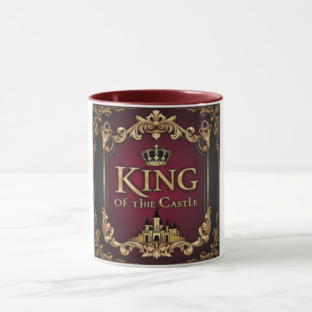 Regal King of Castle Design dad Mug (Center)