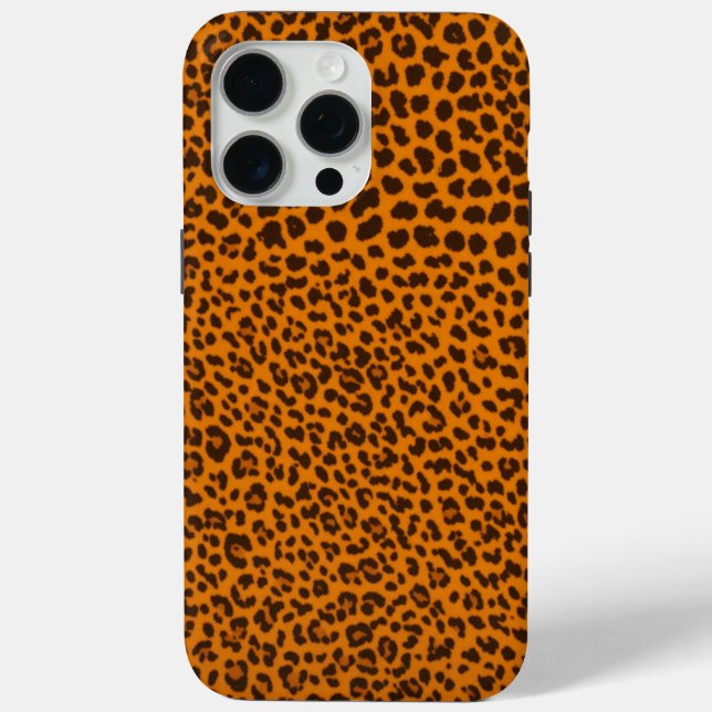 Regal Leopard Saffron Majesty Case-Mate iPhone Case (Back)