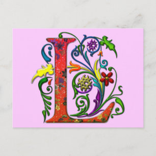 REGAL Letter L Postcard