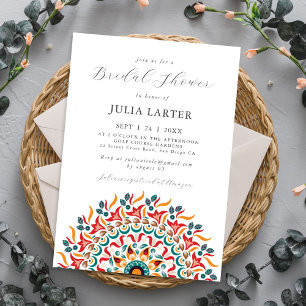 Regal Majestic Festival Mandala Bridal Shower Invitation