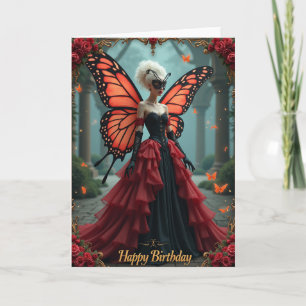 Regal Masquerade Birthday Card