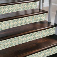 Regal Moroccan Medallion Mediterranean Teal & Gold