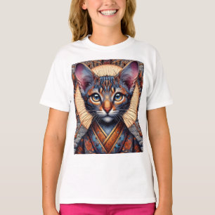 Regal Mythic ornate fantasy feline  T-Shirt