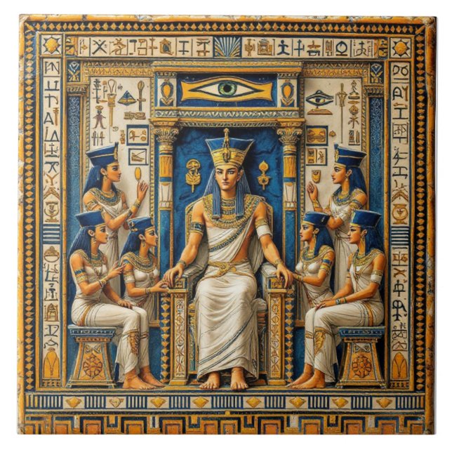 Regal Pharaohs Ceramic Tile (Front)