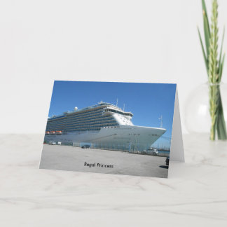 Regal Princess greeting card