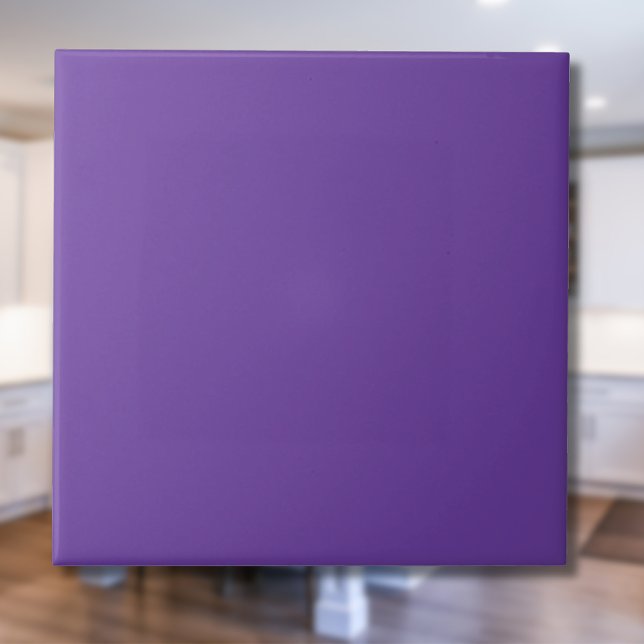 Regal Purple Solid Colour | Classic Elegant Ceramic Tile (Creator Uploaded)