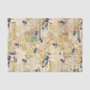 Regal Queen Bee W/Hive On Fench Postal Paper