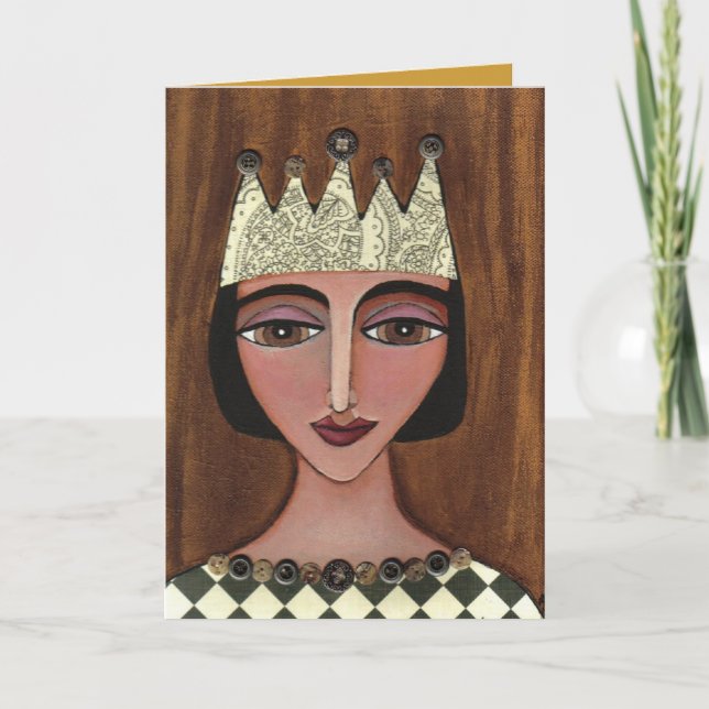 Regal Queen - greeting card (3) (Front)