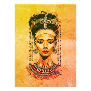 Regal Queen of Egypt – Modern Neo-Pharaoh Art Photo Print