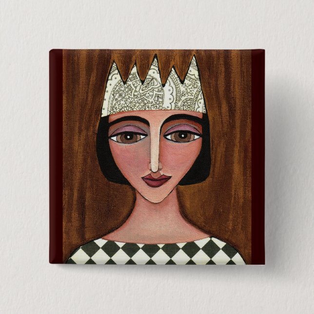 Regal Queen - royal button (Front)