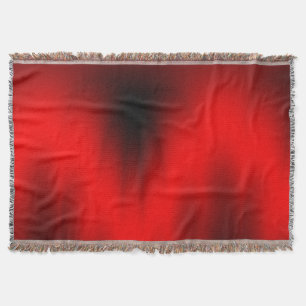 Regal Red Splash Throw Blanket
