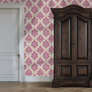 Regal Rose Damask Princesscore Wallpaper