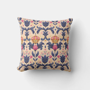 Regal Rose Majesty Princesscore Throw Pillow