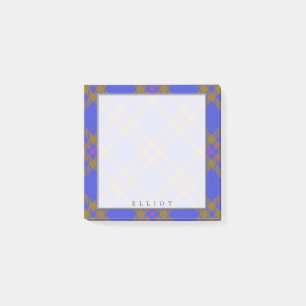 Regal Scottish Clan Elliot Tartan Post-it Notes