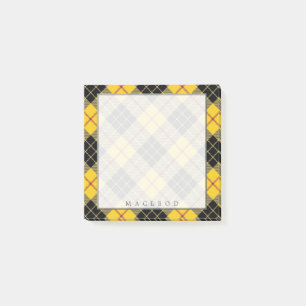 Regal Scottish Clan MacLeod of Lewis Tartan Post-it Notes