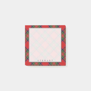 Regal Scottish Clan Stewart Tartan Post-it Notes