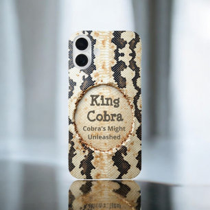 Regal Serpent: King Cobra  iPhone 16 Plus Case