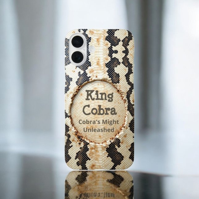 Regal Serpent: King Cobra  Case-Mate iPhone Case (Creator Uploaded)