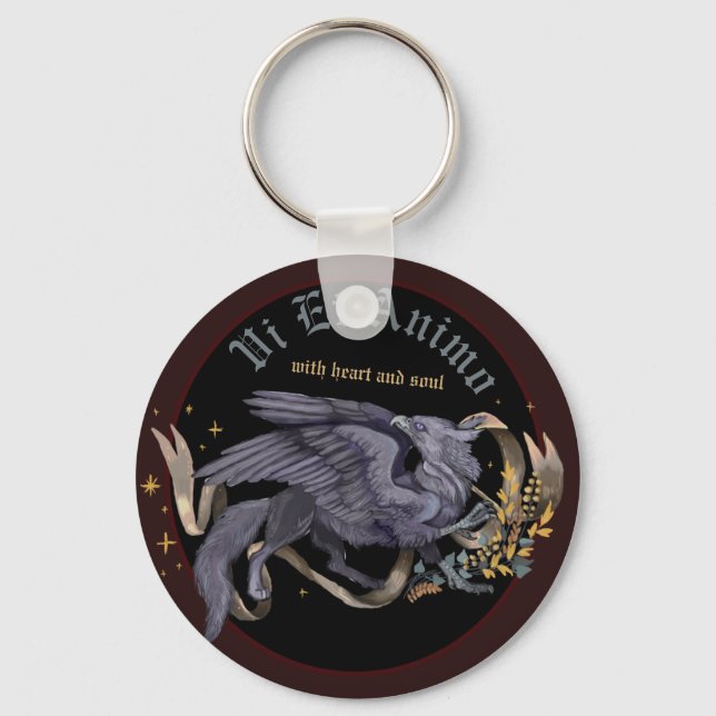 Regal Silver Gryphon   Key Ring (Front)