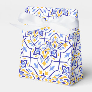Regal Symphony Blue and Gold Luxury Mediterranean Favour Box