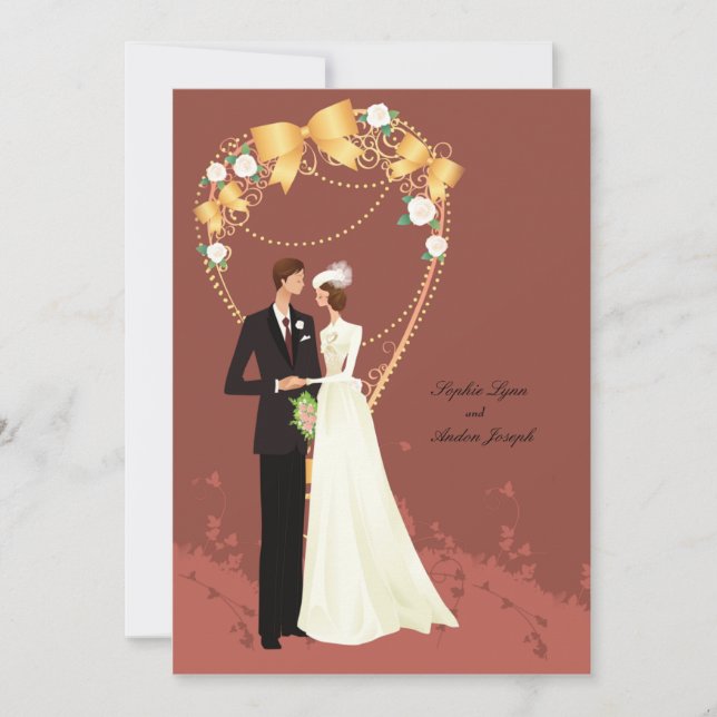 Regal Vintage Invitation (Front)