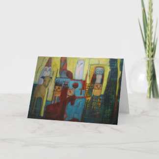 Regal Watchers Greeting Card