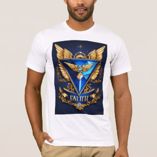 "Regal Wings Diamond: A Sapphire & Gold Affair by T-Shirt