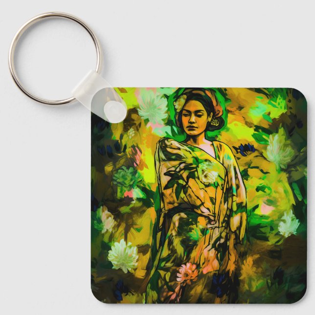 Regal Woman  Key Ring (Front)