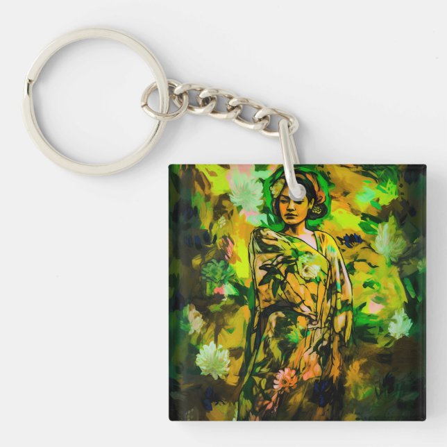 Regal Woman  Key Ring (Front)