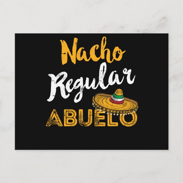 Regalo para Abuelo Mexican Grandpa Fathers Day Postcard (Front)