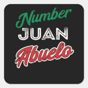 Regalo para Abuelo Mexican Grandpa Fathers Day Square Sticker