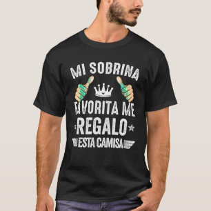 Regalo Para Tio De Sobrinos Espa ol D a Del Padre  T-Shirt