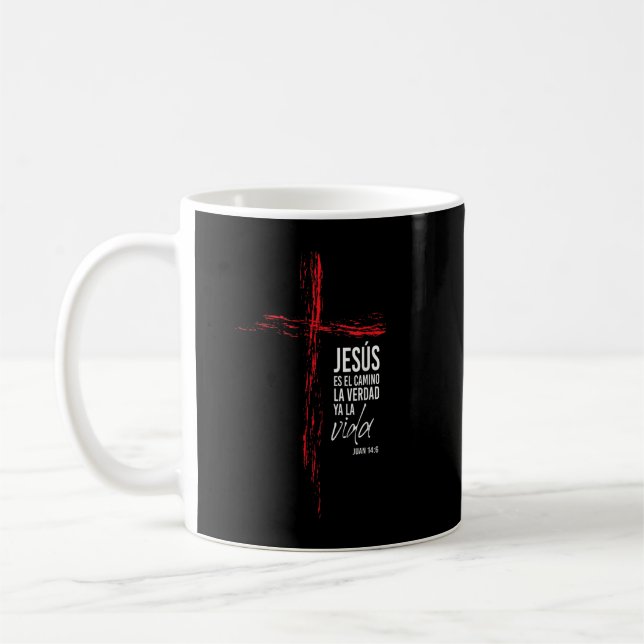 Regalos Cristianos Hombres Jesús Mensajes Christia Coffee Mug (Left)