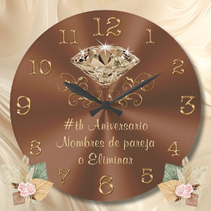Regalos de aniversario por año, Aniversario Large Clock