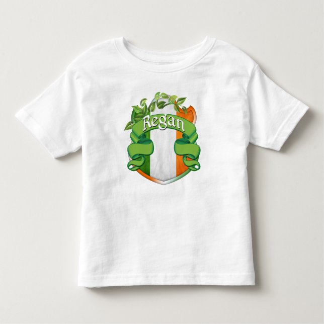 Regan Irish Shield Toddler T-Shirt (Front)