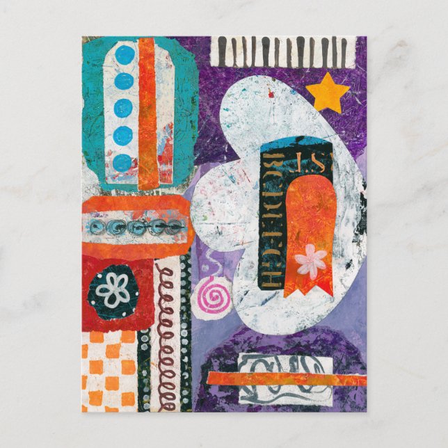 Regarding Purple Postcard (Front)