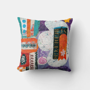 Regarding Purple Throw Pillow