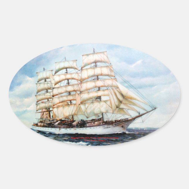 Regata Cutty Sark/Cutty Sark Tall Ships' Race Oval Sticker (Front)