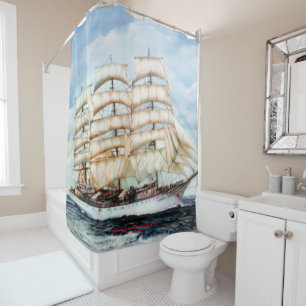 Regata Cutty Sark/Cutty Sark Tall Ships' Race Shower Curtain
