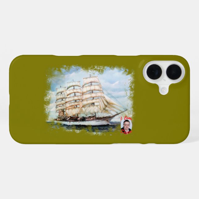 Regata Cutty Shark iPhone Case (Back Horizontal)