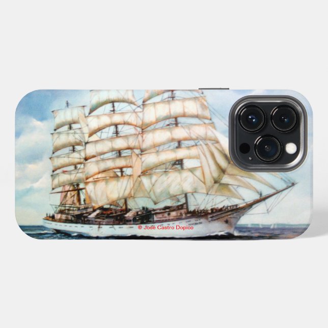 Regata Cutty Shark iPhone Case (Back Horizontal)