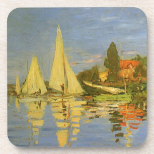 Regatta at Argenteuil by Claude Monet Coaster