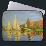 Regatta at Argenteuil by Claude Monet Laptop Sleeve<br><div class="desc">Regatta at Argenteuil (1872) by Claude Monet is a vintage impressionism fine art nautical painting. You can see the reflection of the sailboats in the lake water. A maritime seascape with a yacht or boat race on a sunny summer season day. About the artist: Claude Monet (1840-1926) was a founder...</div>