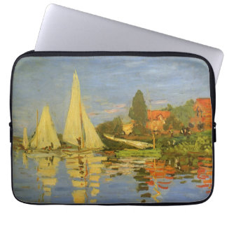 Regatta at Argenteuil by Claude Monet Laptop Sleeve