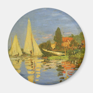 Regatta at Argenteuil by Claude Monet Magnet
