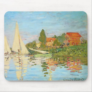 Regatta at Argenteuil by Claude Monet Mouse Pad