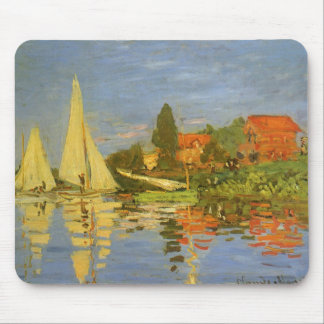 Regatta at Argenteuil by Claude Monet Mouse Pad
